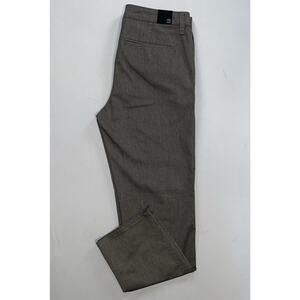 Quiksilver Men's Flat Front Stretch Poly-Cotton Chino Pants. Gray, Men's 32X29.5